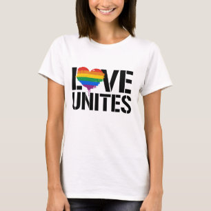 CAMISETA UNIDADES DE AMOR LGBTQ