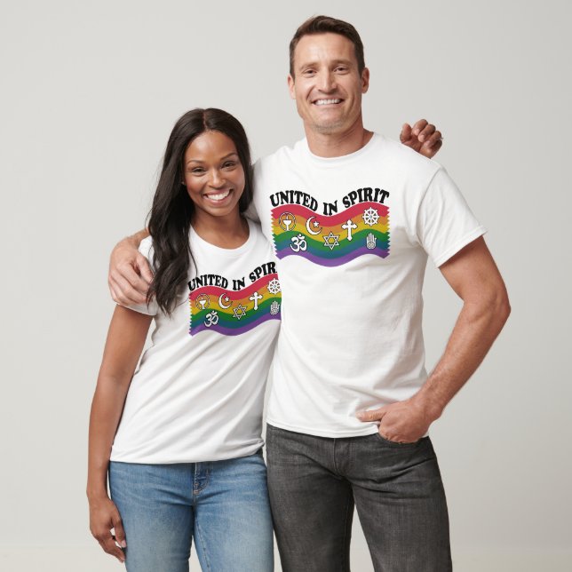 Camiseta Unidos em Espírito  (Unissex)