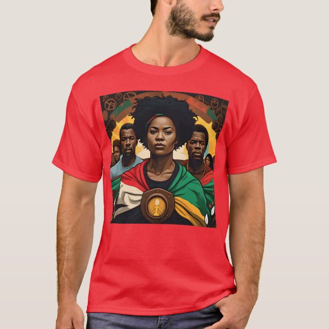 Camiseta Unidos em Força retro (Frente)