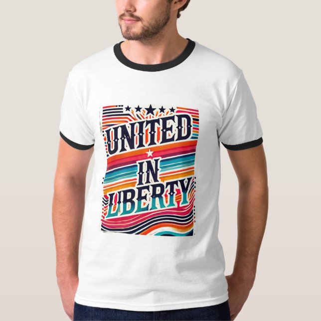 Camiseta Unidos em Liberdade (Frente)