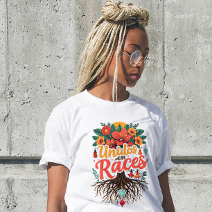 Camiseta Unidos en Races latina Herança hispânica Mês
