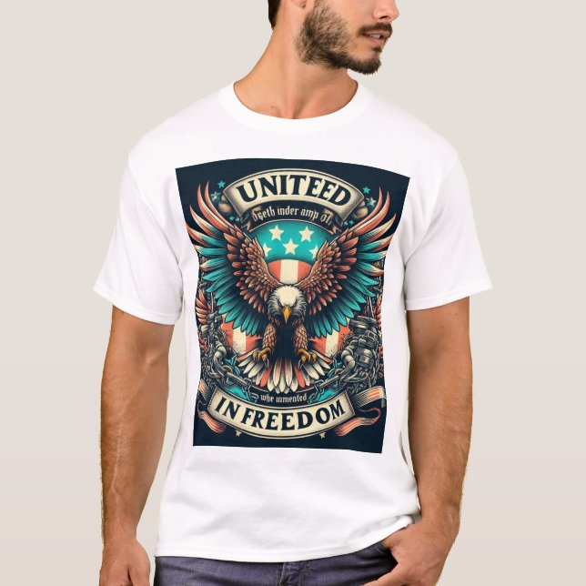 Camiseta Unidos na Liberdade (Frente)