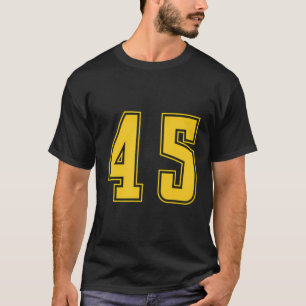 Camiseta Unifo Numerado Desportivo Júnior de Equipe 45 amar
