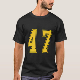 Camiseta Unifo Numerado Desportivo Júnior de Equipe 47 amar