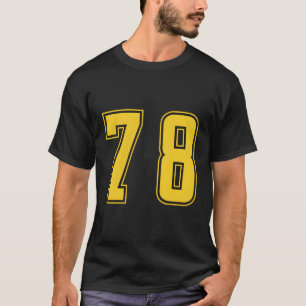 Camiseta Unifo Numerado Desportivo Júnior de Equipe 78 Amar