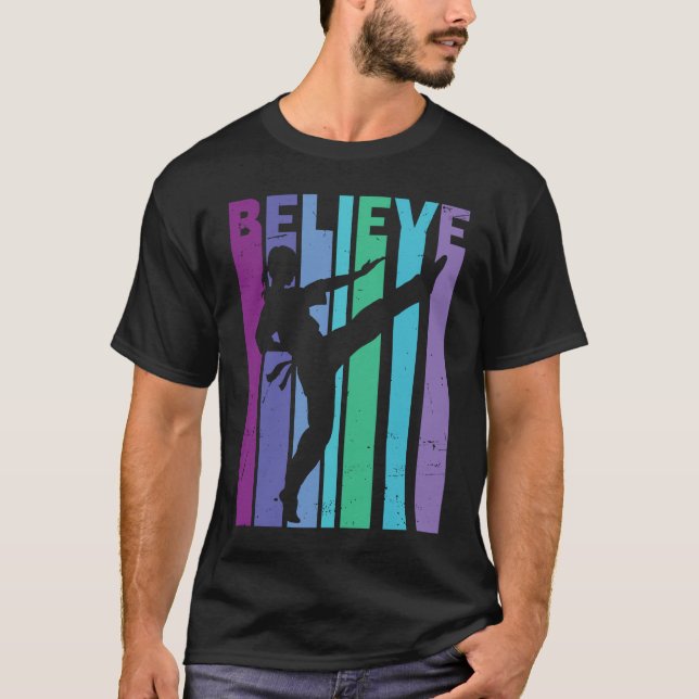 Camiseta Uniform de Karate para combinar com Calças de Kara (Frente)