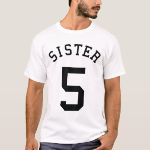Camiseta Uniforme da Equipe Irmã # 5 Handebol Sis Futebol V