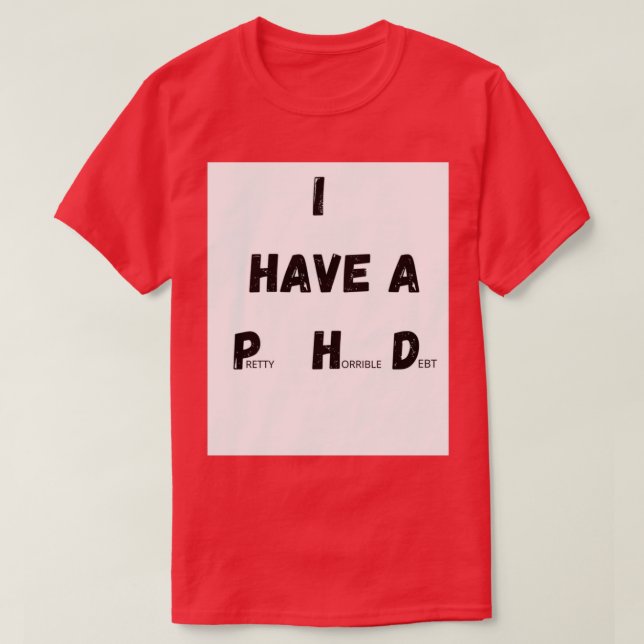 Camiseta Uniforme de PHD (Frente do Design)