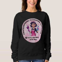 Camiseta Uniforme de Serviço de Limpeza Janitorial Pink Mai