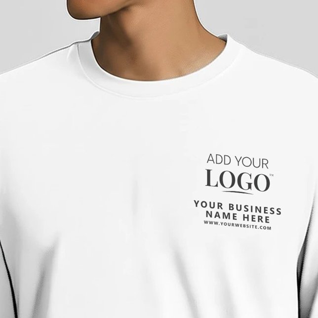 Camiseta Uniforme de Trabalho de Logotipo Profissional Mini (Criador carregado)