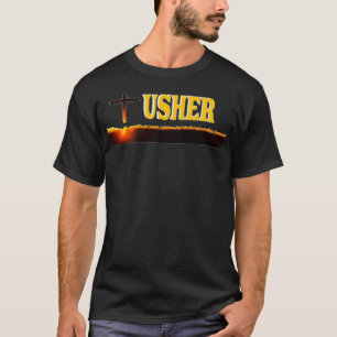 Camiseta Uniforme de Usher para a Igreja Cristã Homens Pres