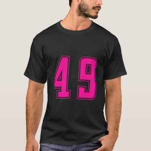 Camiseta Uniforme Numerada Numerada de Esporte Júnior da Eq