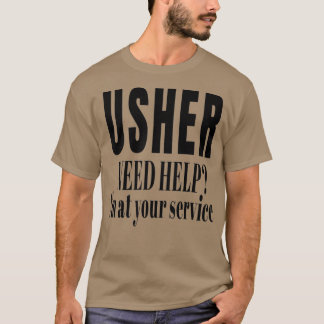Camiseta Uniforme Usher para presentes da igreja cristã Hom
