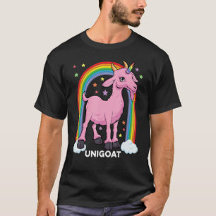 Camiseta UniGoat Goat Unicorn Acredita no Farmário Magical 