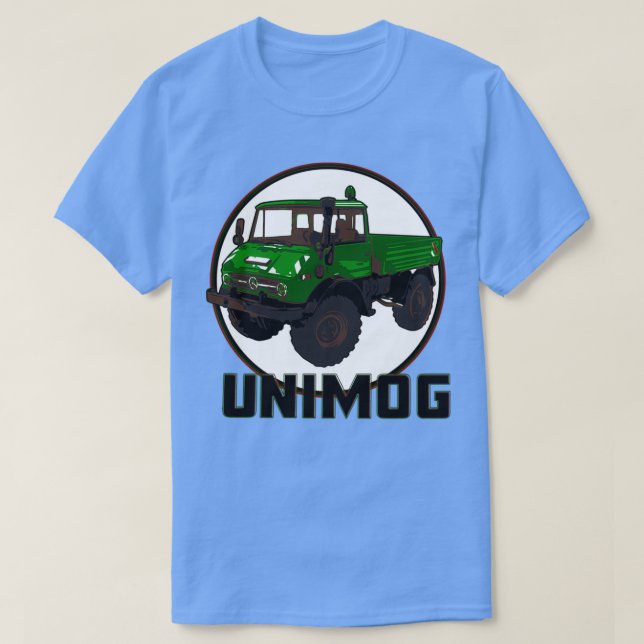 Camiseta Unimog Green (Frente do Design)