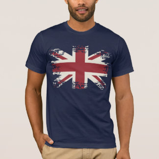 Camiseta Union Jack (bandeira BRITÂNICA), estilo do grunge