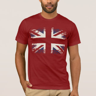 Camiseta Union Jack (bandeira BRITÂNICA), estilo do grunge