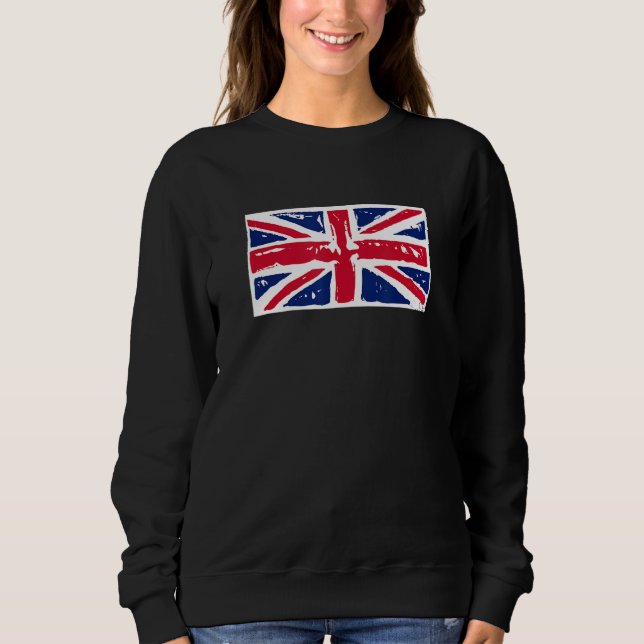 CAMISETA UNION JACK BRITIAN FLAG STAMP GRAPHIC (Frente)