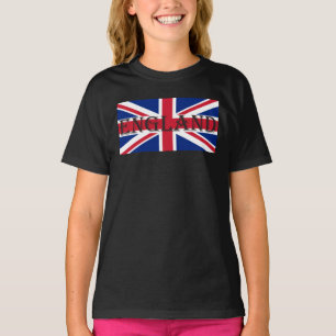 Camiseta Union Jack Flag England Girls