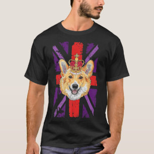 Camiseta Union Jack Idea Kids & Corgi Lover Para Platinum J