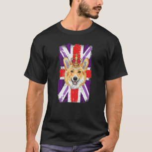 Camiseta Union Jack Idea Kids & Corgi Para Platinum Jubilee
