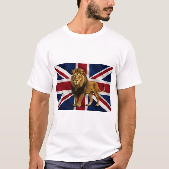 Camiseta union jack masculina (Frente)