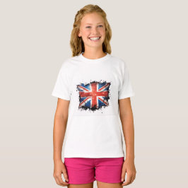 Camiseta union jack para meninas