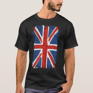 Camiseta Union Jack UK Tee British Flag Excelente Grã-Breta