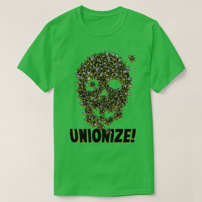 Camiseta Unionização por Tobe Fonseca (Frente do Design)
