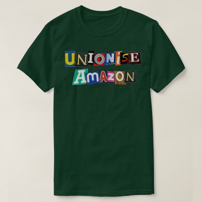 Camiseta Unionizar Amazônia (Frente do Design)