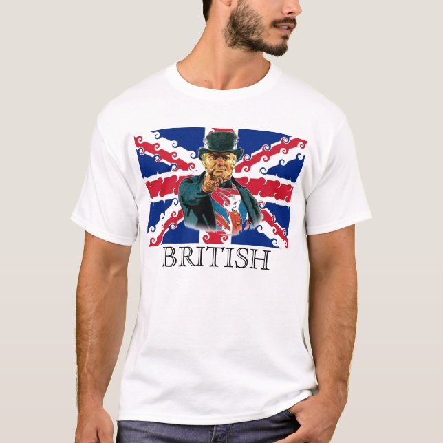 Camiseta UnionJack. BRITÂNICO (Frente)