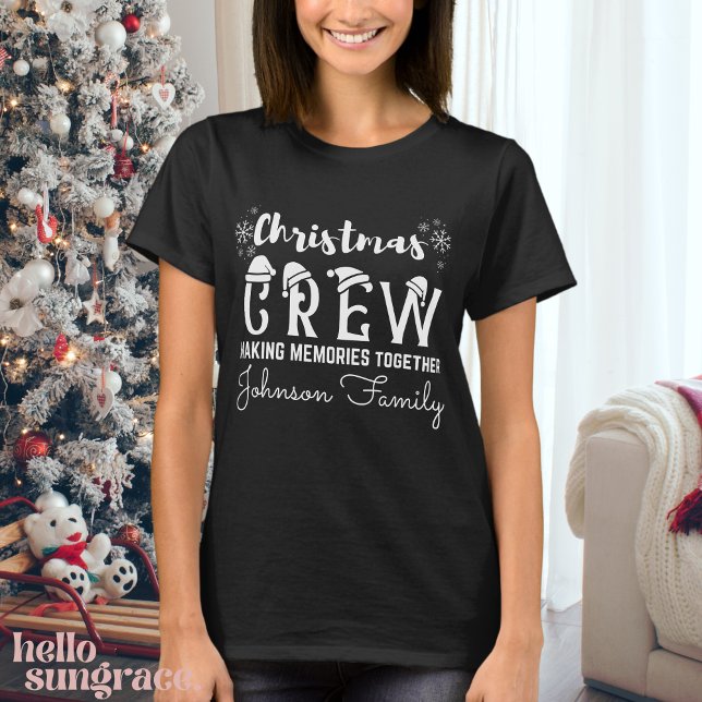 Camiseta Unique Christmas Crew Togetherness & Love (Criador carregado)