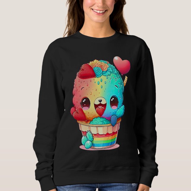 Camiseta Unique Cute RainbowCore Valentines Day (Frente)