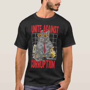 Camiseta Unir contra o negro corrupto