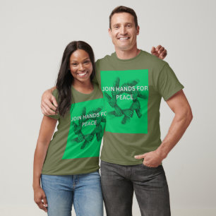 CAMISETA UNIR MÃOS PELA PAZ