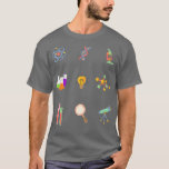 Camiseta Unir Por Trás Do Pacote Science Sticker<br><div class="desc">Unir por trás do Pacote do Science Sticker. Veja nossa seleção de t-shirts da mudança climática para o melhor em peças únicas ou personalizadas,  feitas à mão,  de nossos compras de roupas.</div>