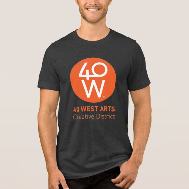 Camiseta Unisex 40 West Arts (Frente)