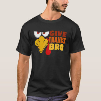 Camiseta Unisex Adultos Negros Pequeno Folha Curta Thanksgi
