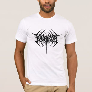 Camiseta Unisex clássica de arte de crânio gótico