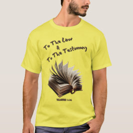 Camiseta Unisex de Direito e Testemunho