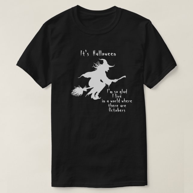 Camiseta Unisex de Halloween (Frente do Design)