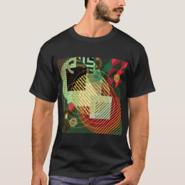Camiseta unisex diseño arte geométrico original