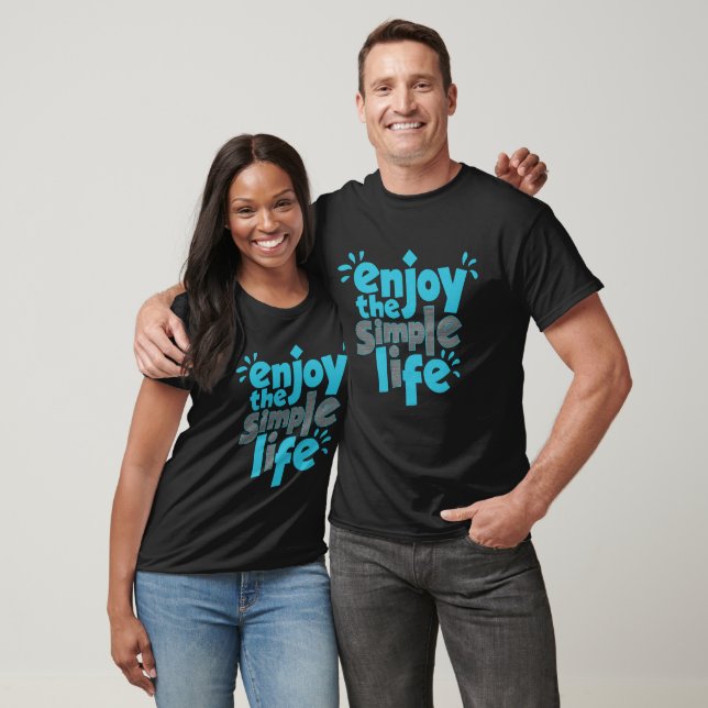 Camiseta Unisex Enjoy The Simple Life (Unissex)