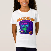 Unisex Halloween Pixel Roupa Retro macho