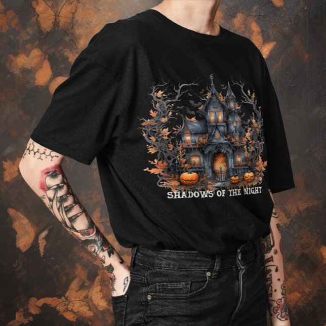 Camiseta Unisex Halloween "Shadows Of Night" Gótico (Criador carregado)