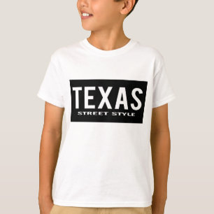 Camiseta Unisex Infantil Texas Street Style Manga