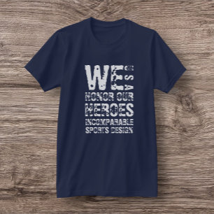 Camiseta Unisex ISD Nós Honramos nossos Heróis