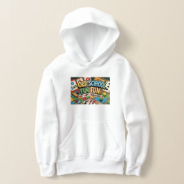 Camiseta Unisex Kids Hoodie - Retro Nostalgia Hoodie.