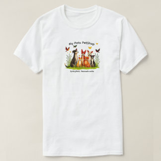 Camiseta Unisex Meus Animais de Estimação