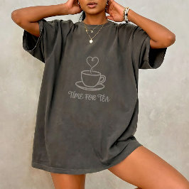 Camiseta Unisex para Amantes de Chá Vintage